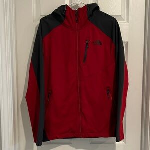 The North Face Men's Performance Jacket in Red and Gray